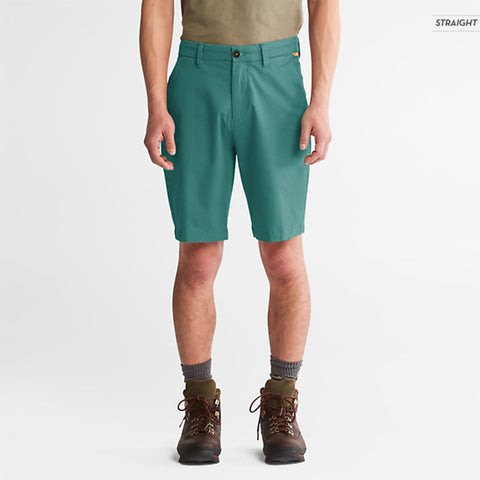 SQUAM LAKE STRETCH CHINO SHORTS FOR MEN IN GREEN
