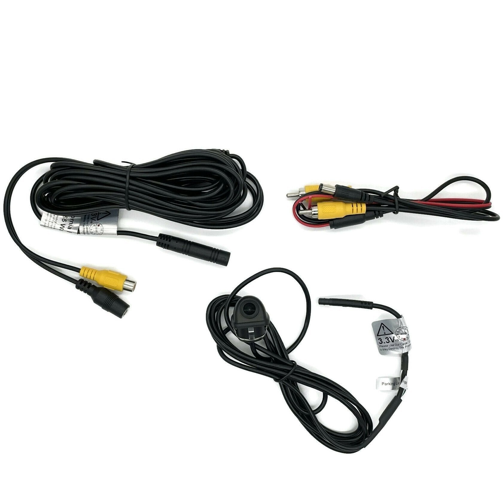 Universal Snap in Flush Mount Reverse Backup Parking Rear View Backup camera w/ Optional Parking lines