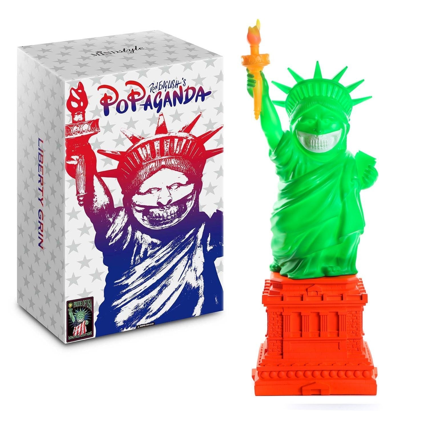 Liberty Grin 22" Statue - Green