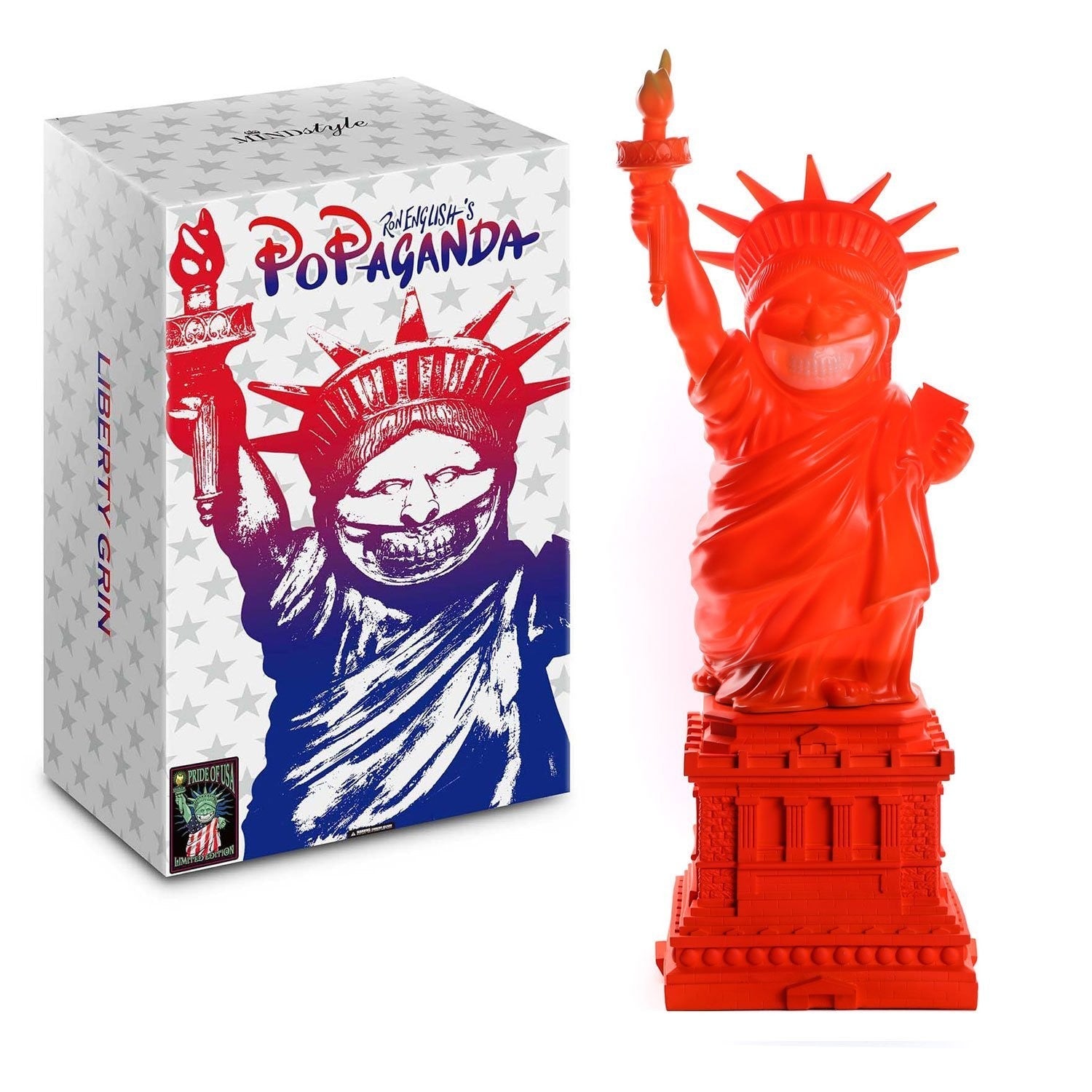 Liberty Grin 22" Statue - Orange