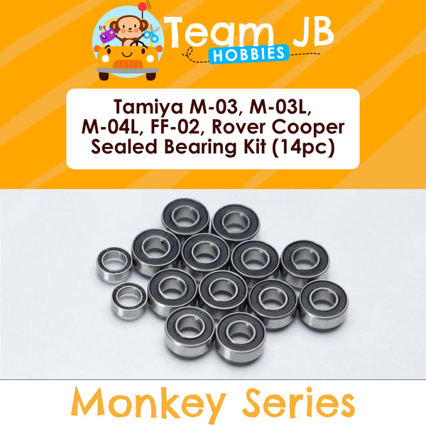 Tamiya M-03, M-03L, M-04L, FF-02, M-04M - Sealed Bearing Kit
