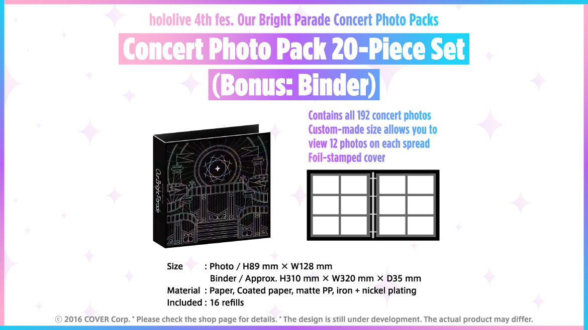 hololive 4th fes. Our Bright Parade Concert Photo Packs – Geek Jack