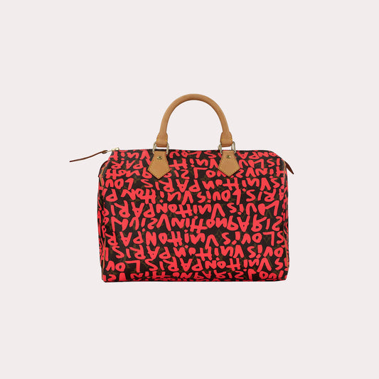 LOUIS VUITTON Lizard Monogram Cerises Neo Deauville 59706