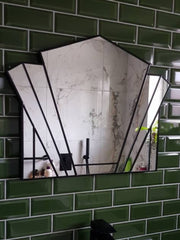 Art Deco Over Mantel Wall Mirror
