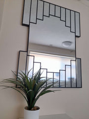 Art Deco Bathroom Wall Mirror