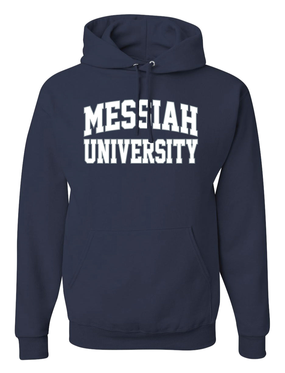 Core Hooded Sweatshirt, Navy - Messiah University Campus Stor product image