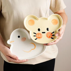Cute ceramic children plates