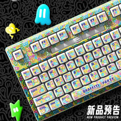 graffiti keycaps set