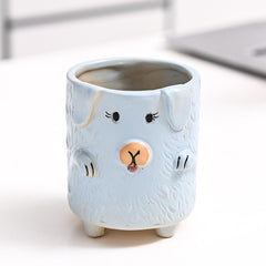 Animal ceramic planters