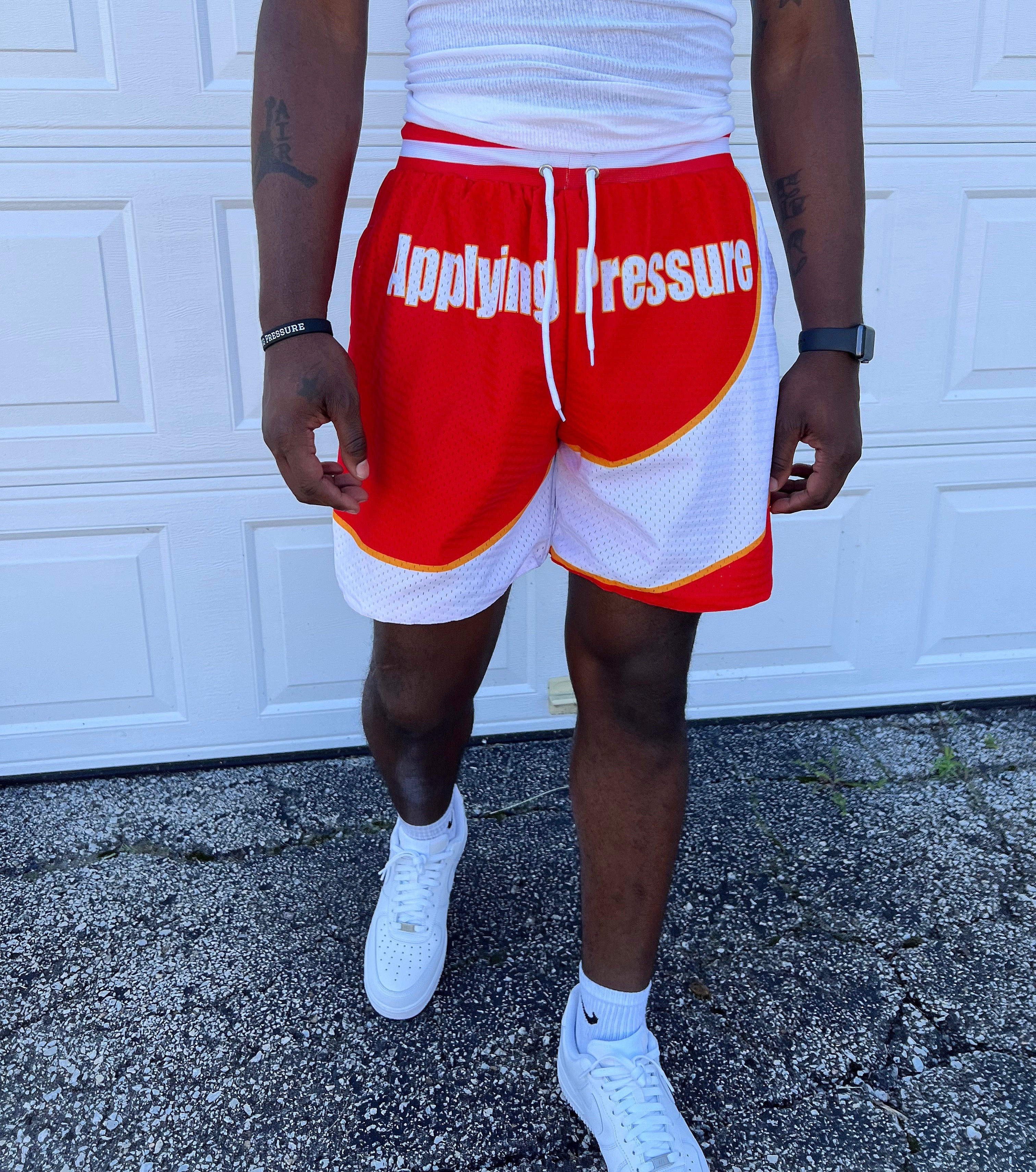 CHICAGO BULLS SHORTS Red/White – The Applying Pressure Brand