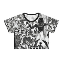 Load image into Gallery viewer, 1THOUSAND Womens Shadow art Crop Tee
