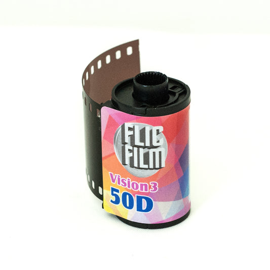 Kodak VISION3 50D Color Negative Film #7203 (Super 8, 50' Roll)