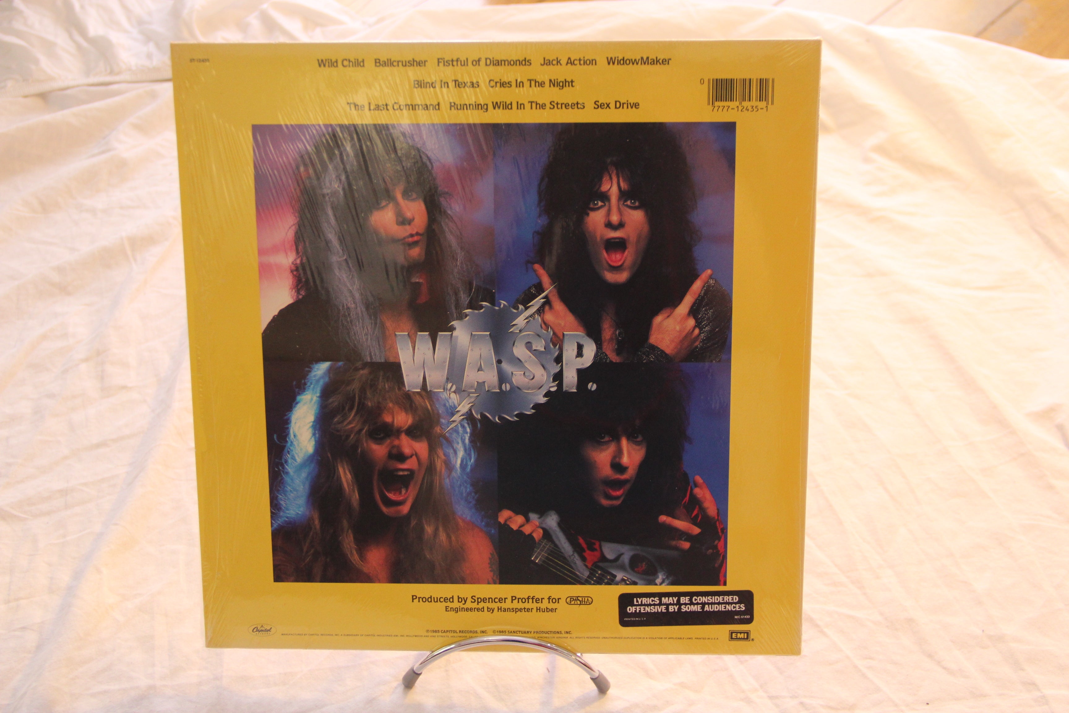 The Last Command W.A.S.P. Rock Vinyl LP ST-12435 Album Jacksonville ...