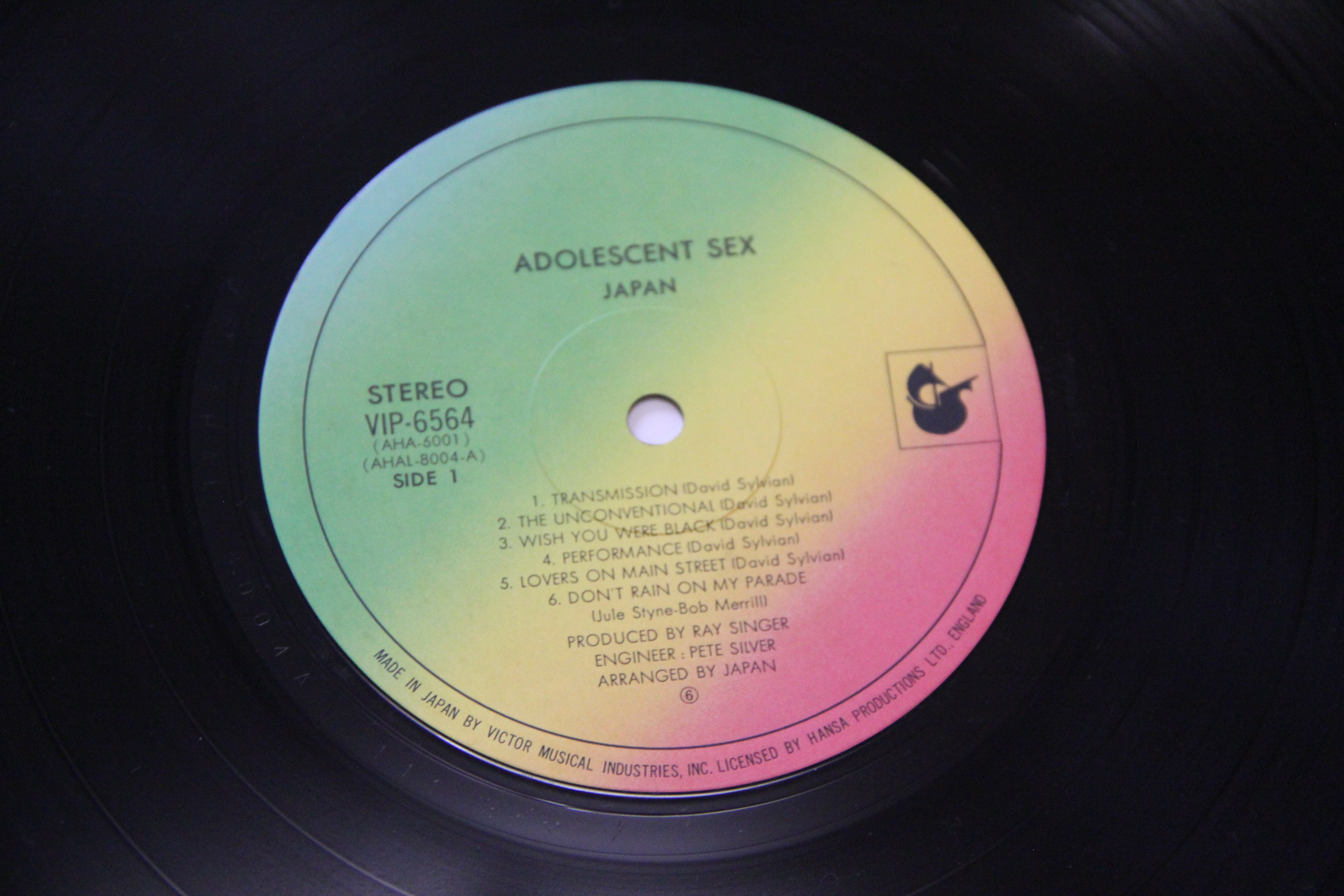 Adolescent Sex Japan Electronic Vinyl Lp Obi Vip 6564 Album Laserdisc World 