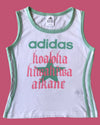 Picture of ADIDAS WHITE & GREEN TANK