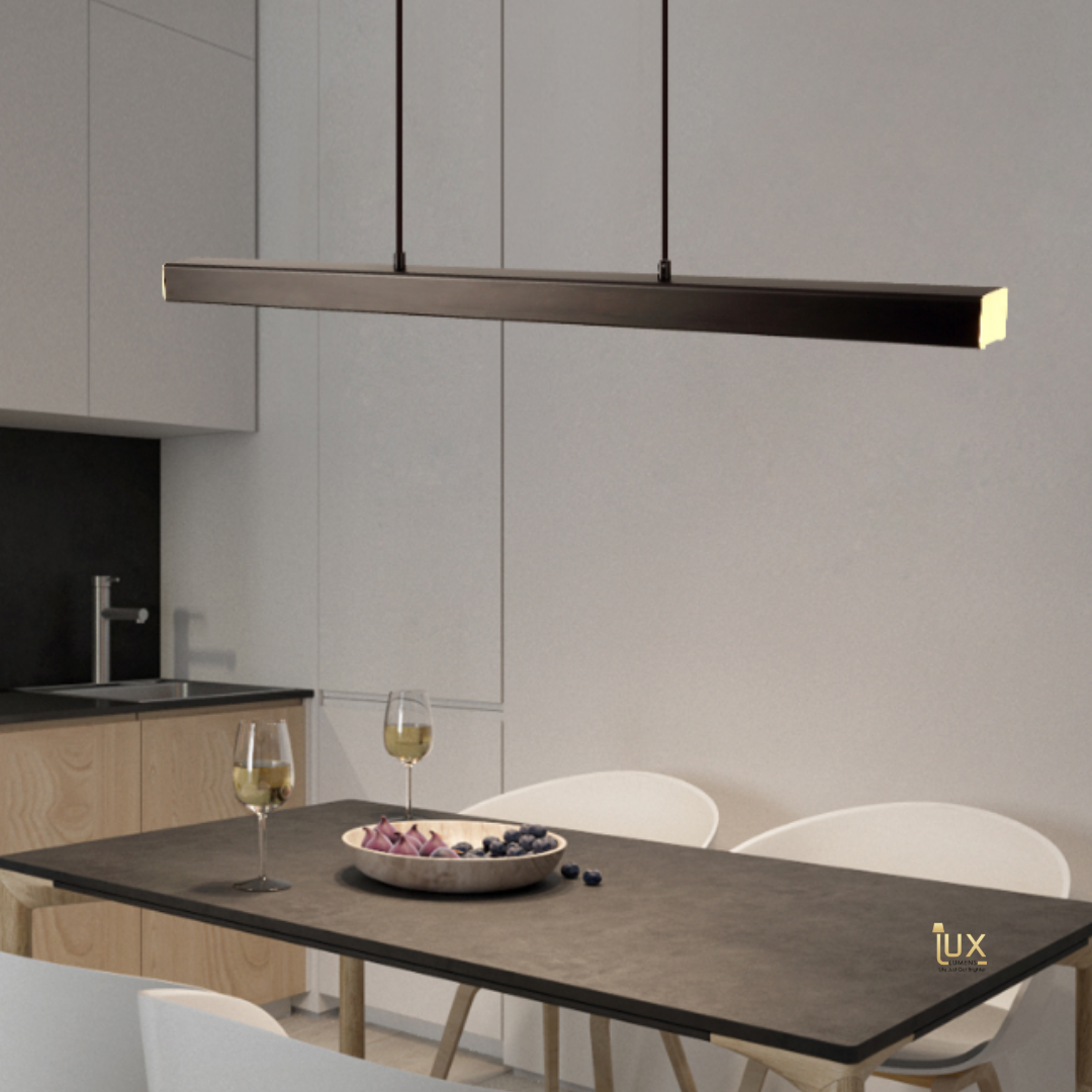 bronx 4 light linear pendant