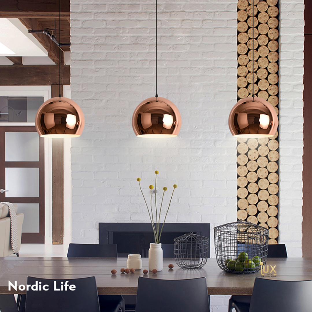 rose gold living room light