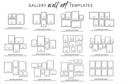 Print and Proper Gallery Wall Template