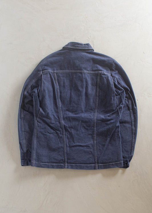 1980s European Workwear Chore Jacket Size 2XS/XS
