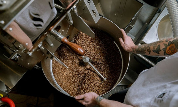 Cooling coffee beans 