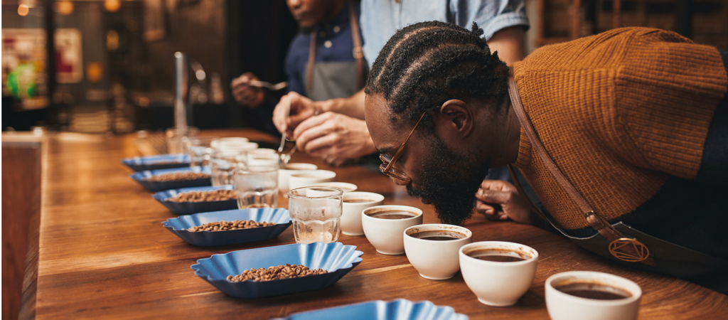 cupping coffee is important when testing roast levels and bean quality for third wave coffee