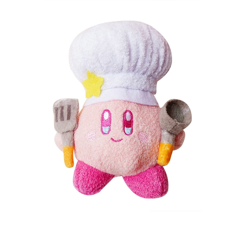 Kawaii Large Kirby Fluffy Keychain – My Kawaii Space