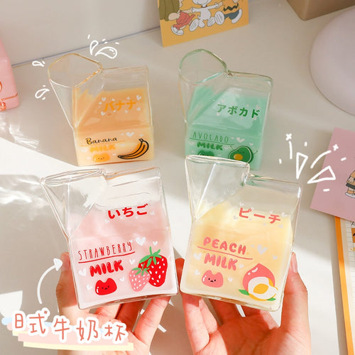 Cute Korean Style Glass Cup – My Kawaii Space