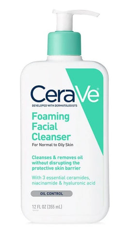 CeraVe Hydrating Facial Cleanser with Ceramides and Hyaluronic Acid