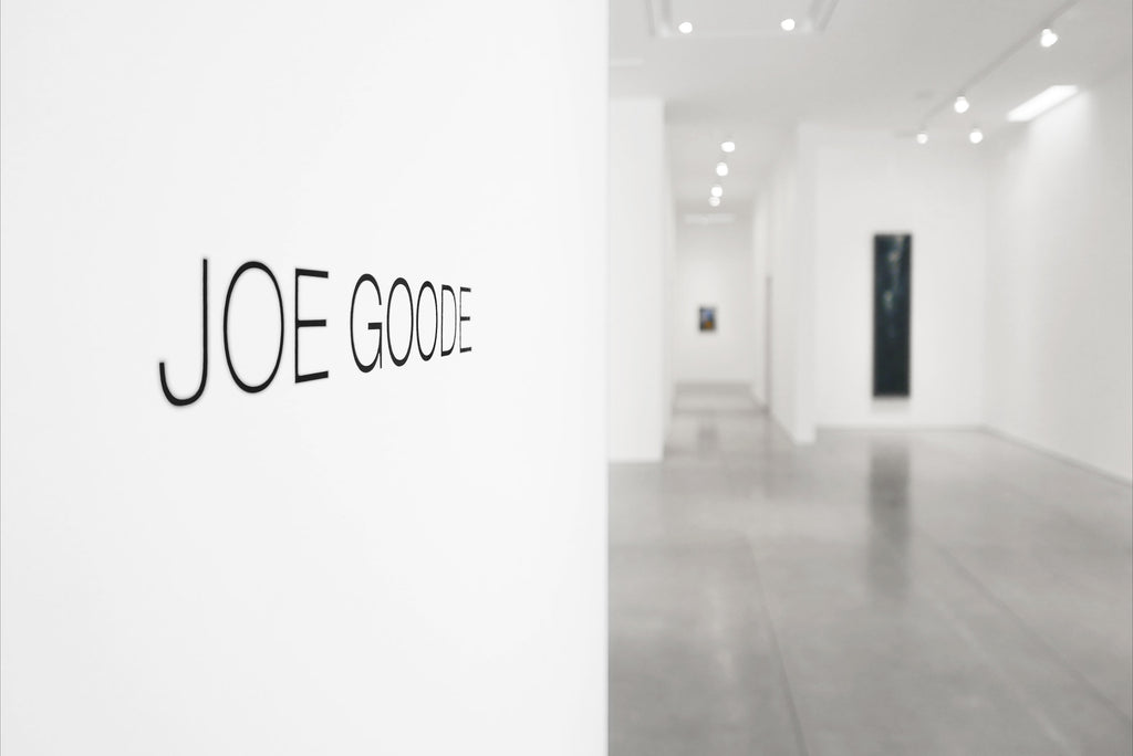 JOE GOODE | AIR TEARS SOLO EXHIBITION 