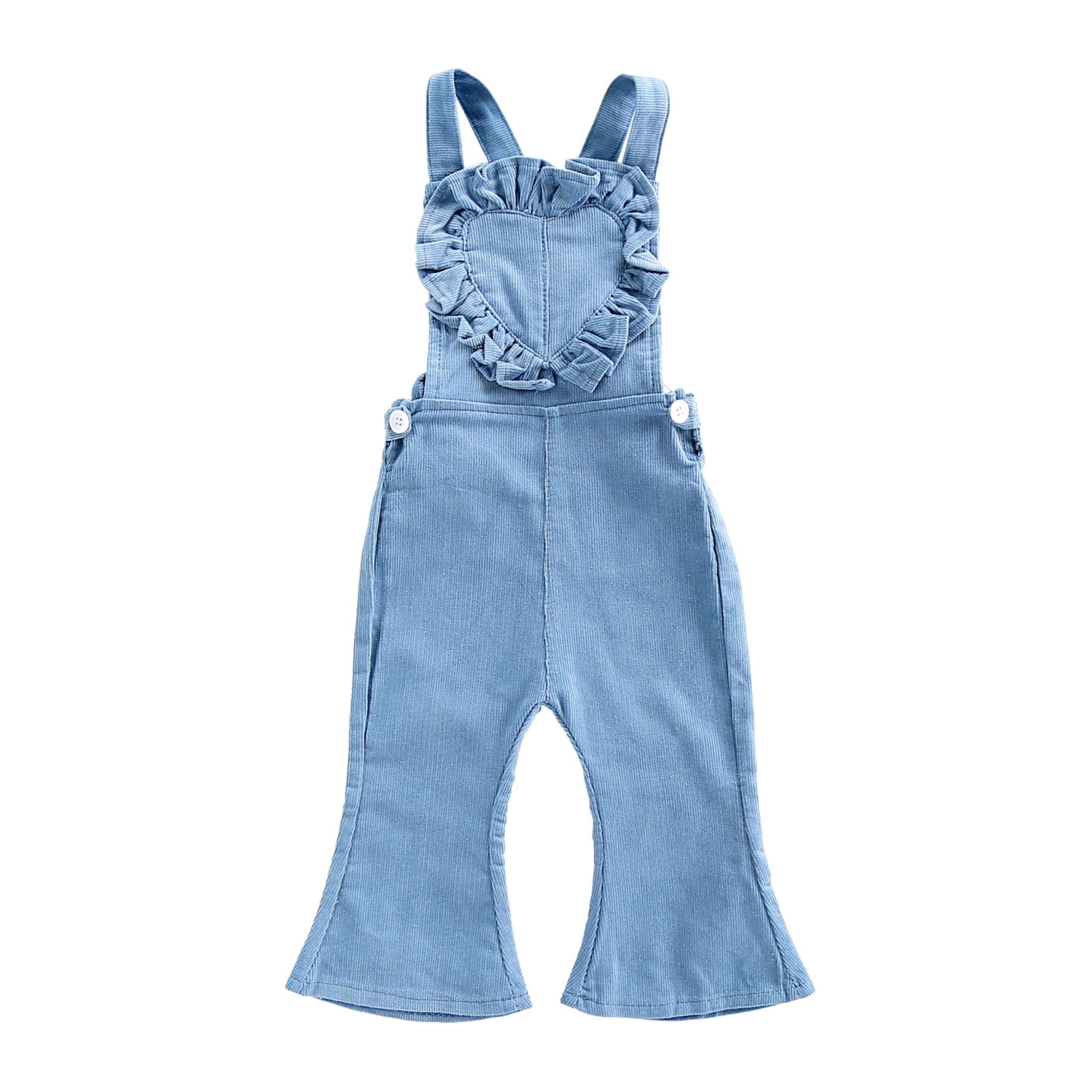 blue corduroy overalls