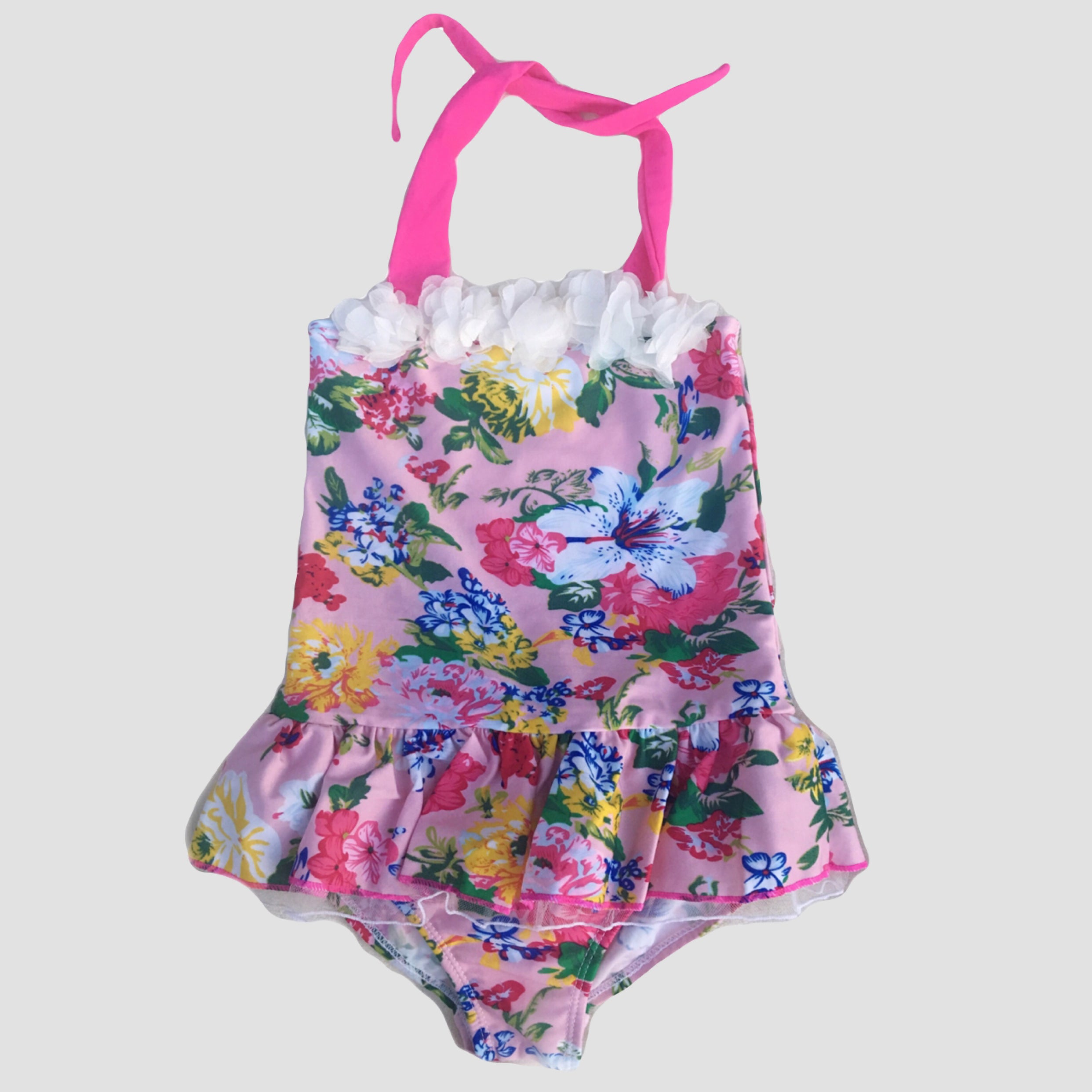 floral bathing suit