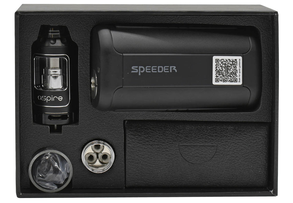 What is in the box of Aspire Speeder Vape Mod