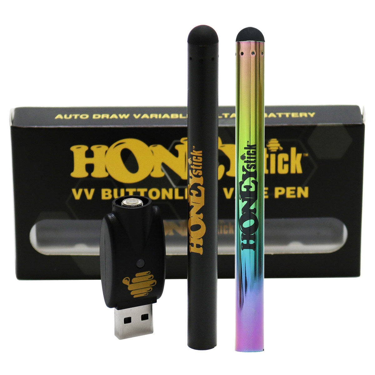 HoneyStick Elf Stick Variable Voltage Vape Battery w/ 510 Thread