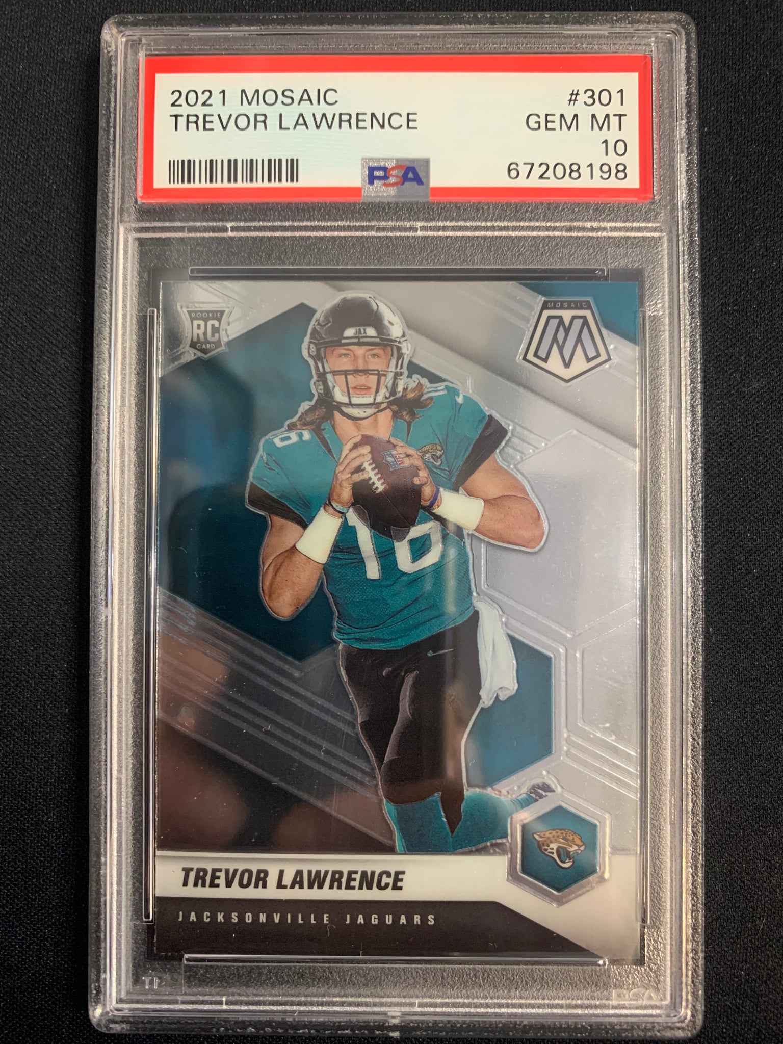 2021 MOSAIC FOOTBALL 301 JACKSONVILLE JAGUARS TREVOR LAWRENCE MOSAI