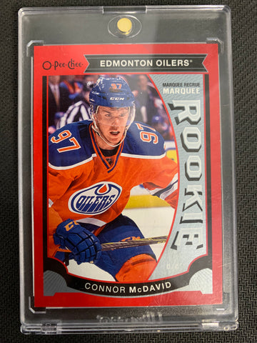 2021-22 UD Connor McDavid Blue Dazzlers Edmonton Oilers Series 1 Hockey