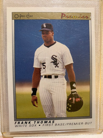  1991 O-Pee Chee Frank Thomas White Sox Rookie Baseball