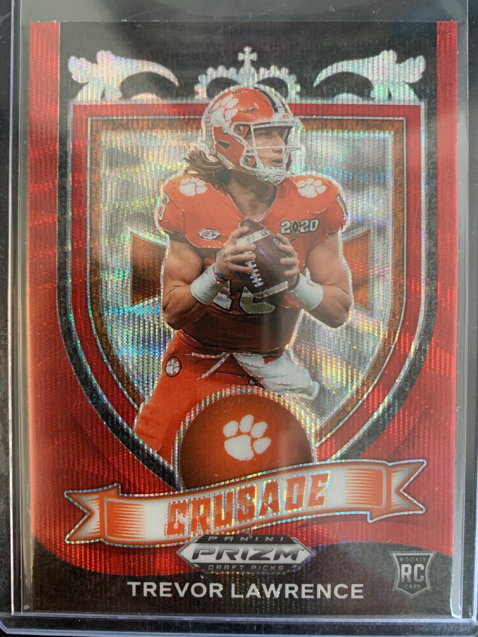 2021 Trevor Lawrence Panini Chronicles PRIZM BLACK ROOKIE RC #PB-1 Jac