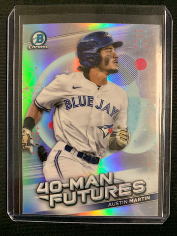 BCP-245 Austin Martin - Toronto Blue Jays - 2021 Bowman Chrome - Pros –  Isolated Cards