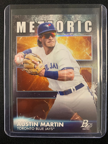 2021 BOWMAN CHROME BASEBALL #BCP-245 TORONTO BLUE JAYS - AUSTIN MARTIN –  Mint Sports Cards & Collectibles