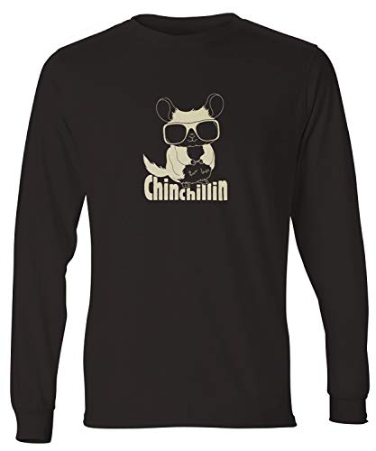ShirtLoco Men's Chinchillin Long Sleeve T-Shirt