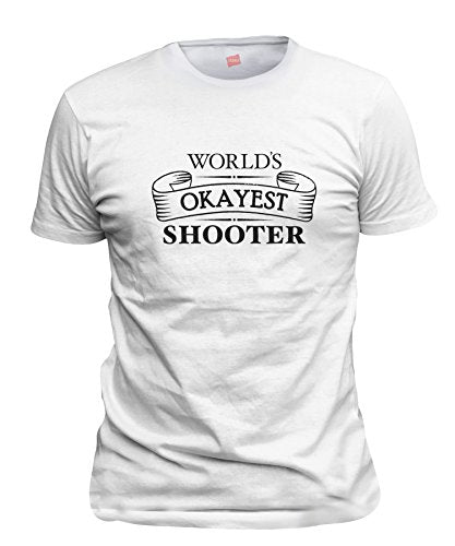 shirtloco Men's Worlds Okayest Shooter T-Shirt