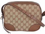 Gucci Bree Beige Original Canvas 'GG' Logo Cross-Body Handbag
