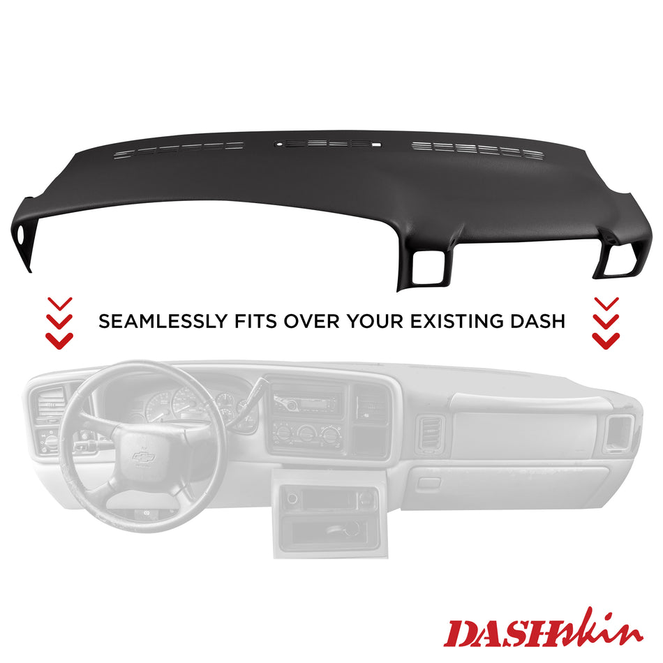 2007-2014 GM SUV (07-13 Pickup) Front Defrost Dash Cover (Avalanche, Tahoe, Yukon/XL, Suburban, Escalade, Sierra, Silverado)