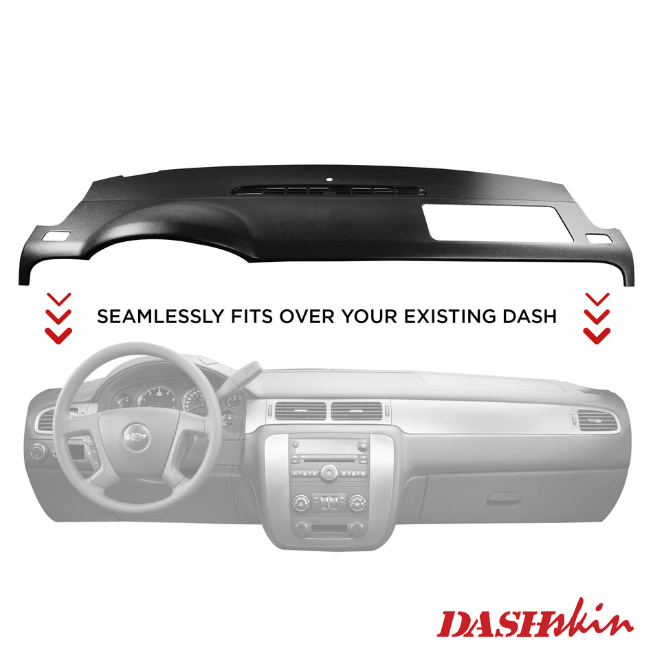 DashSkin 2007-2013 Silverado LS/LT Sierra SL/SLE One Piece Dash Cover - Cashmere