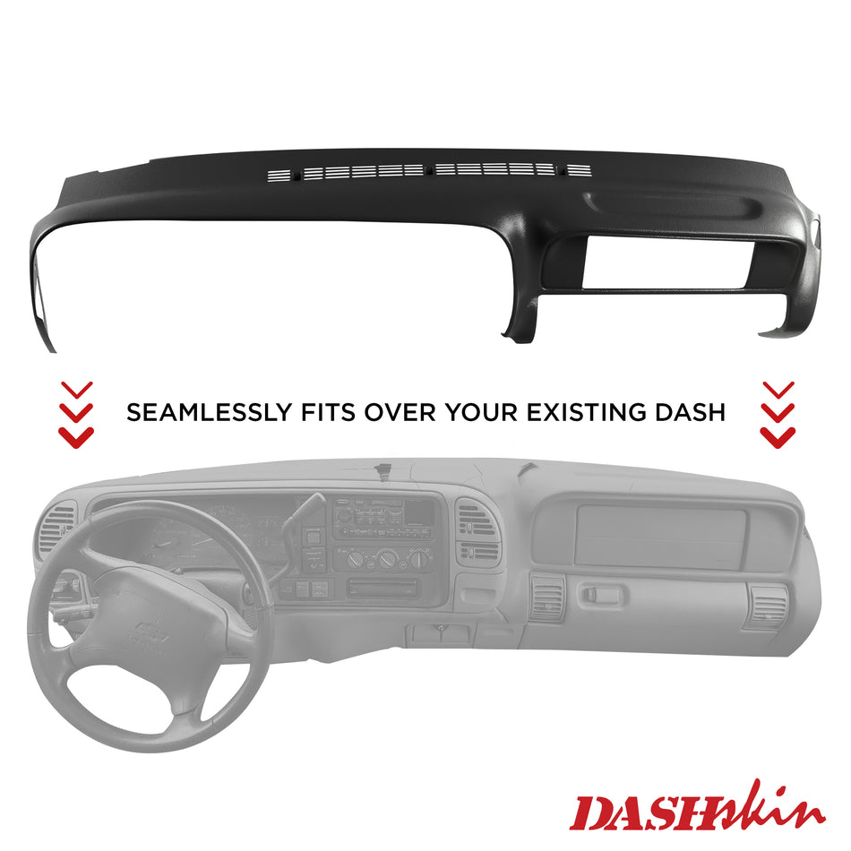 DashSkin Molded Dash Cover (NOT A Replacement Dash) Compatible with 00-06  GM SUVs (exc Escalade