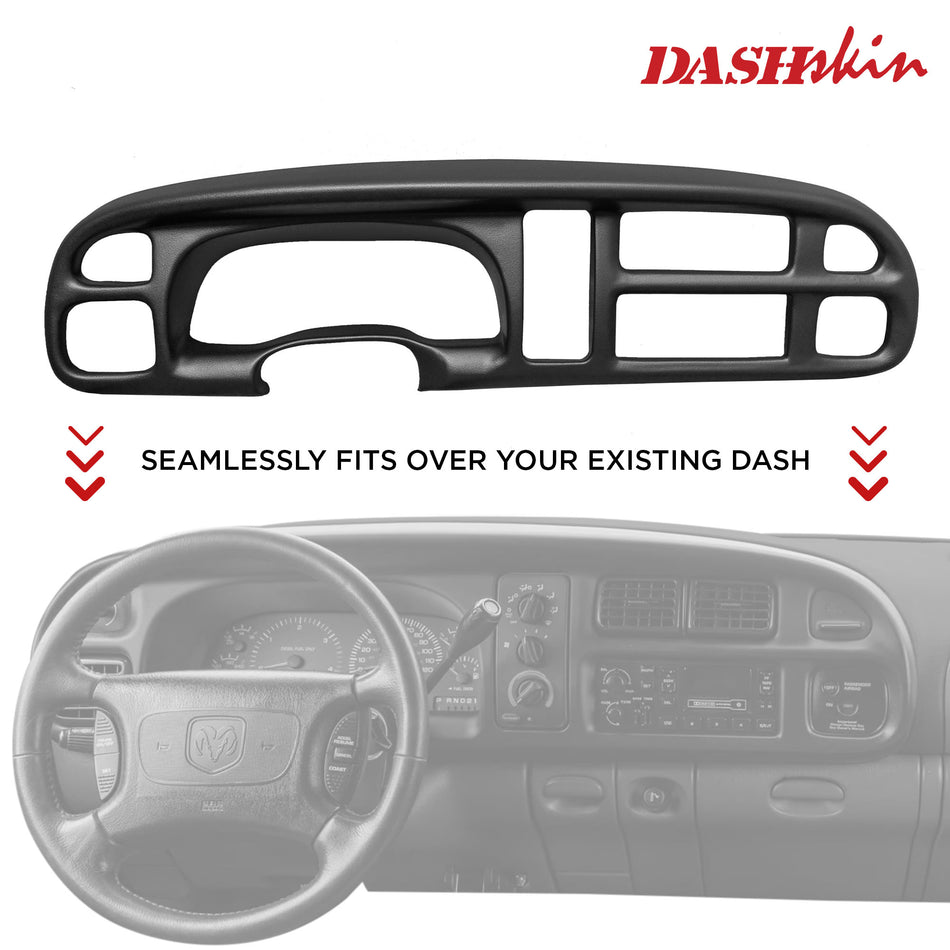 98-01 Dodge Ram Dash Skin Cap Cover Overlay – DashSkin