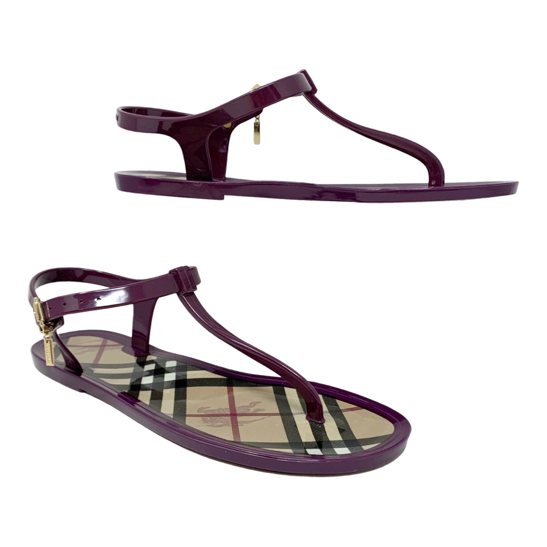 Burberry Jelly Sandals - Size 40/9 – shopstyle360