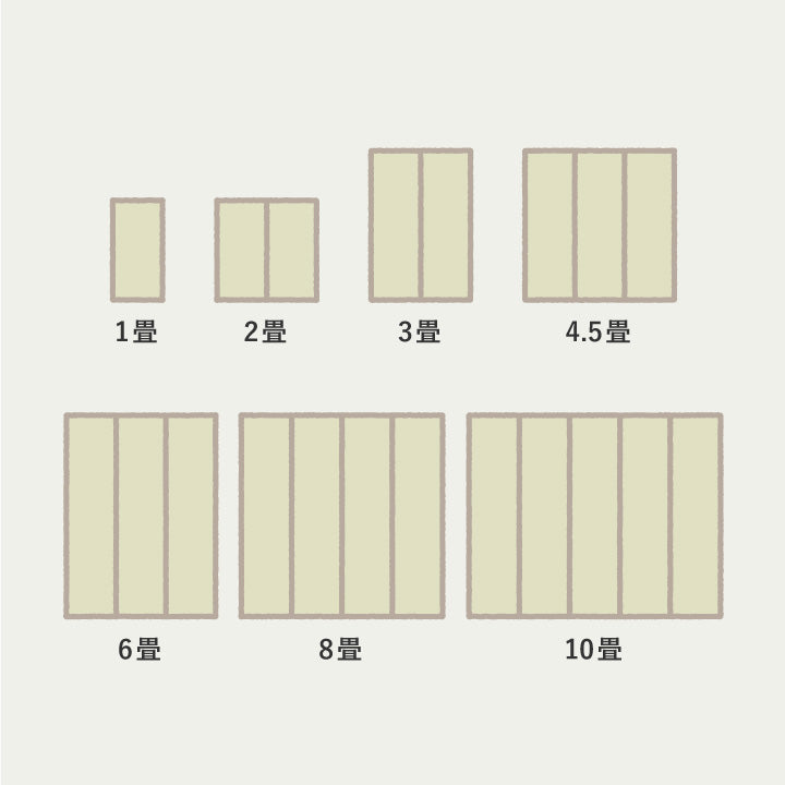 い草上敷き ござ 雅 サイズ