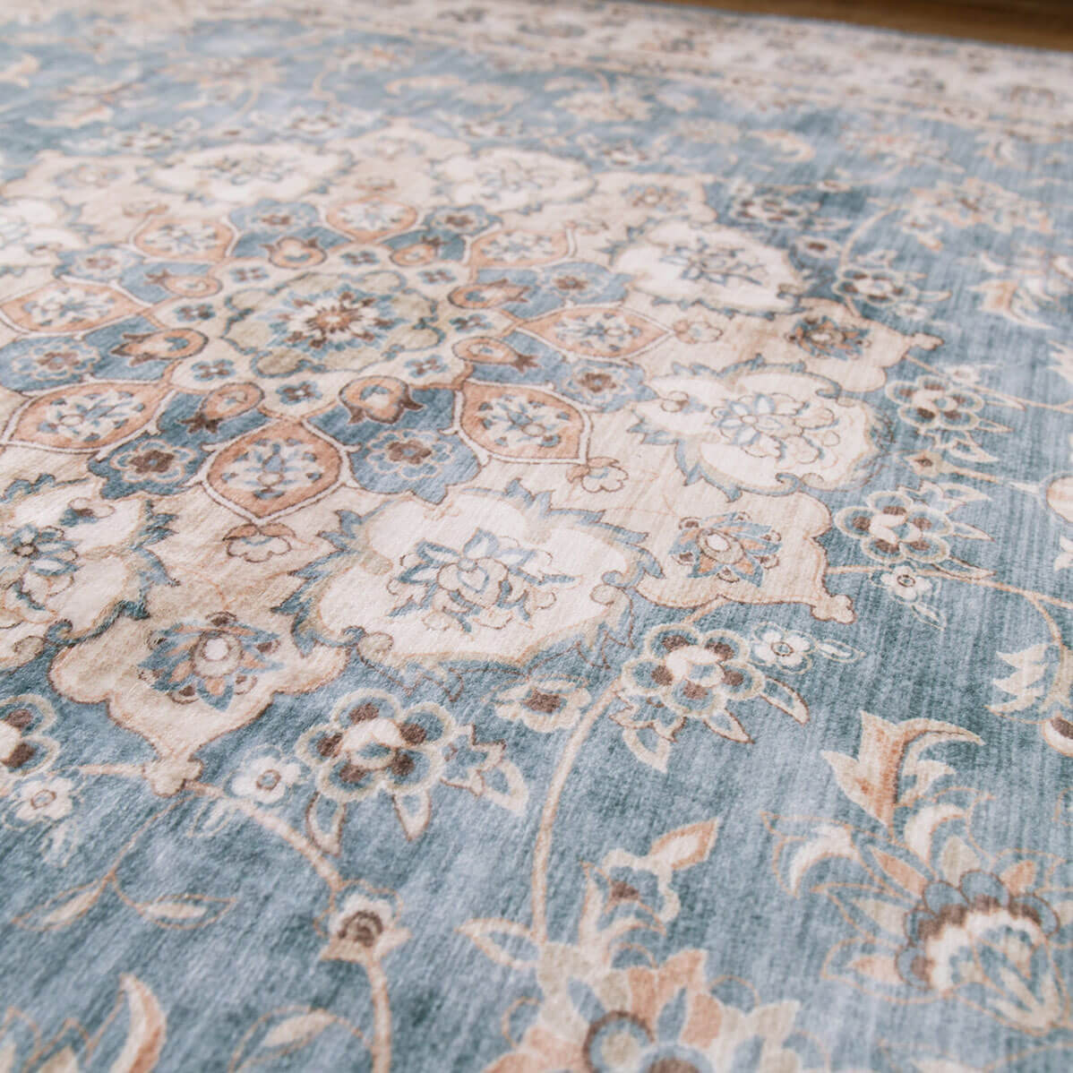 ペルシャ絨毯風 プリントラグ カメオ （洗えるラグ） – 萩原製造所