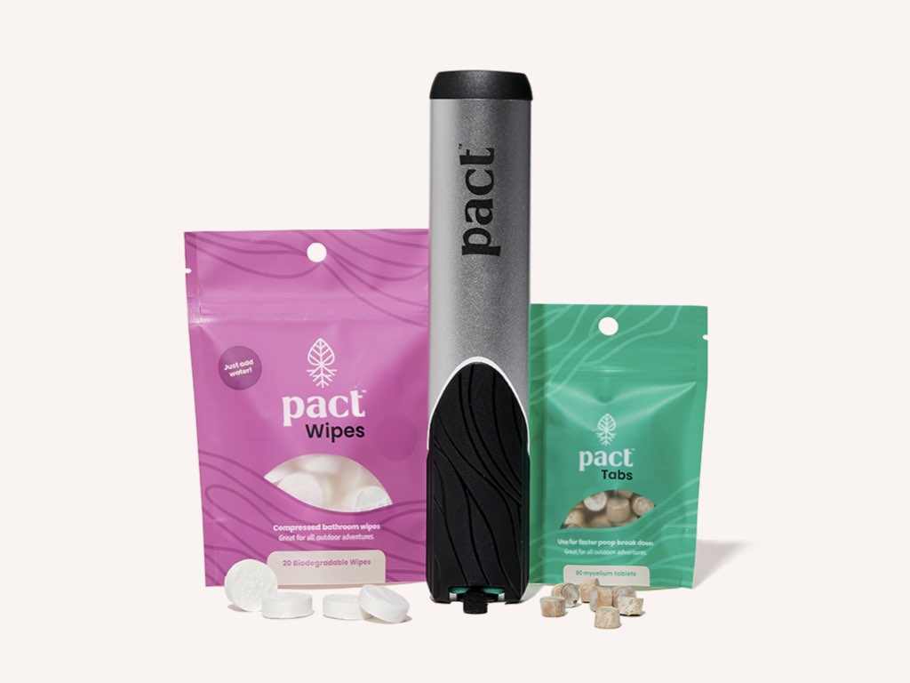 PACT Lite Bathroom Kit with PACT Wipes and PACT Tabs